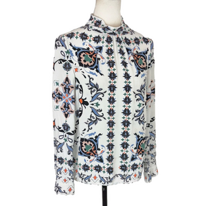 Warehouse boho print blouse